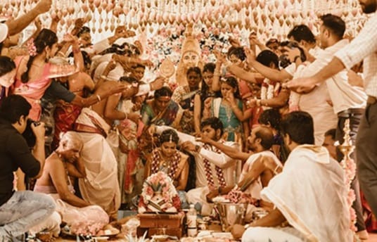 Indian weddings are known for their long guest lists.