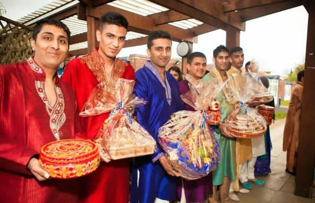 Chandlo Vidhi is a ritual when the bride and groom’s families seal the deal!