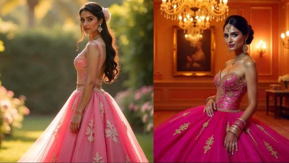 Suddenly, your wedding outfit will transform into a stunning evening gown or a vibrant dress perfect for other celebrations.