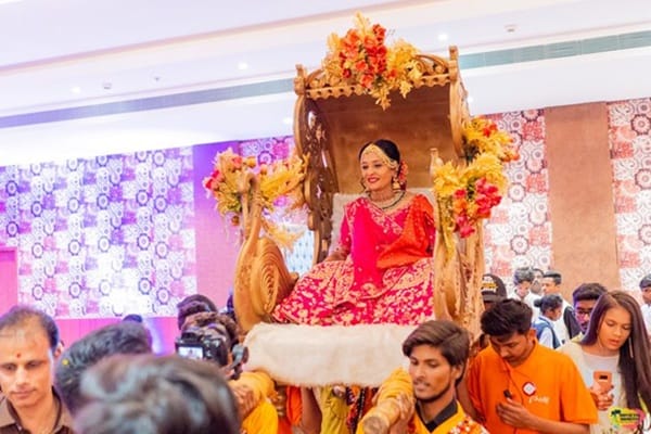 It is a pre-wedding ritual of Marwari and Rajasthani culture.