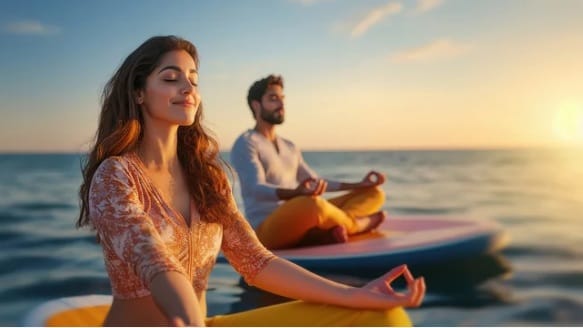 Do some simple meditation and mindfulness exercises.