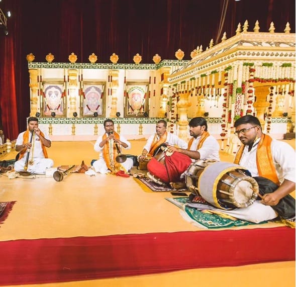 South Indian weddings are deeply rooted in rituals, and their wedding music follows classical music traditions.